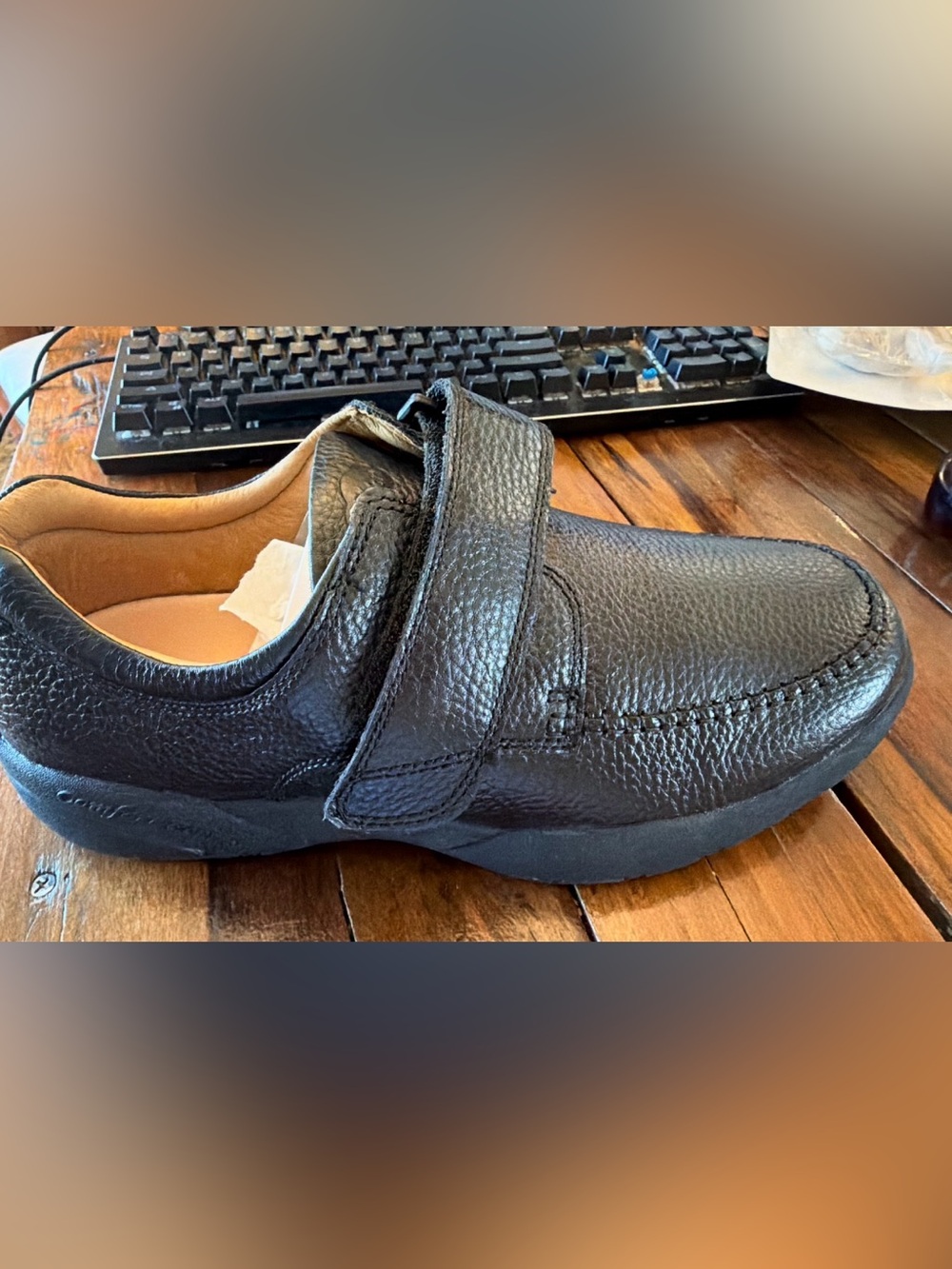 NWT Dr. Comfort Scott 9210 Black Leather Men’s Casual Mocassin Shoe Size 13XW